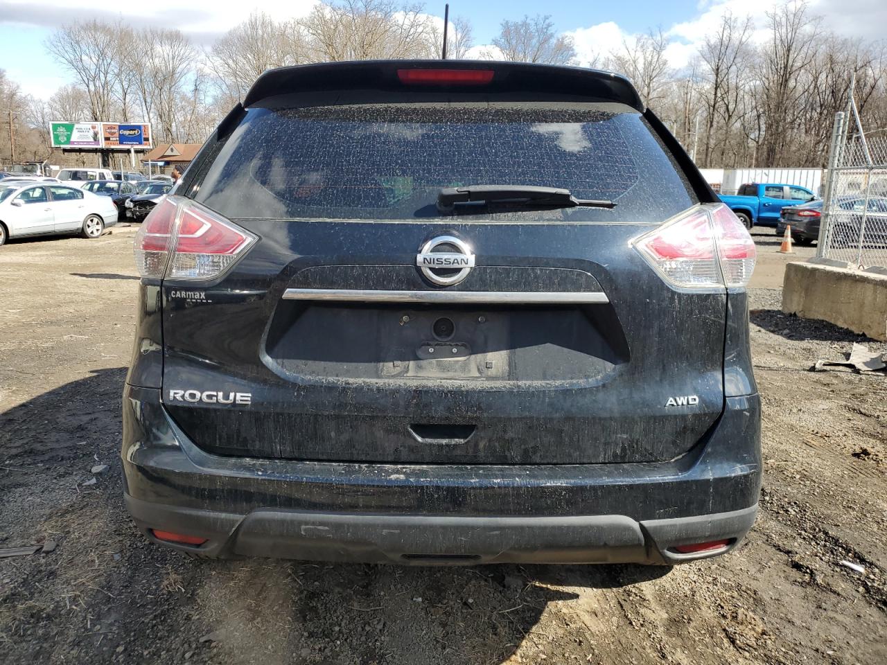 2015 Nissan Rogue VIN 5N1AT2MV8FC909779 Copart auction photo, front end damage thumbnail 6