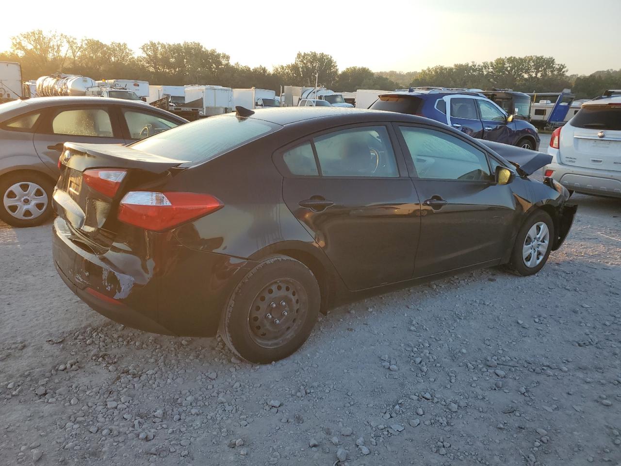 2014 KIA Forte VIN KNAFK4A6XE5149294 Copart auction photo, all over / mechanical damage thumbnail 3
