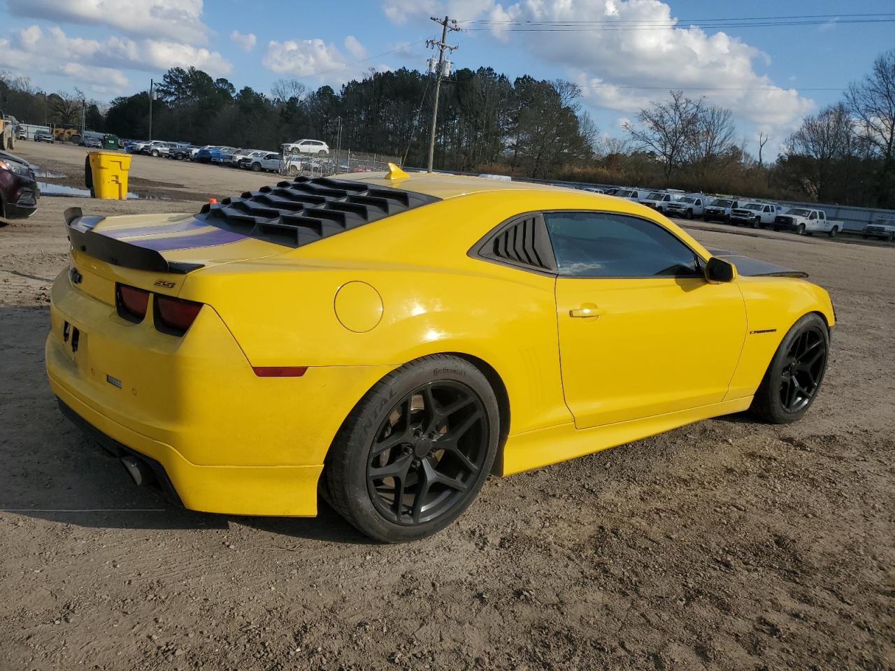 2013 Chevrolet Camaro VIN 2G1FS1EW3D9178965 Copart auction photo, front end damage thumbnail 3