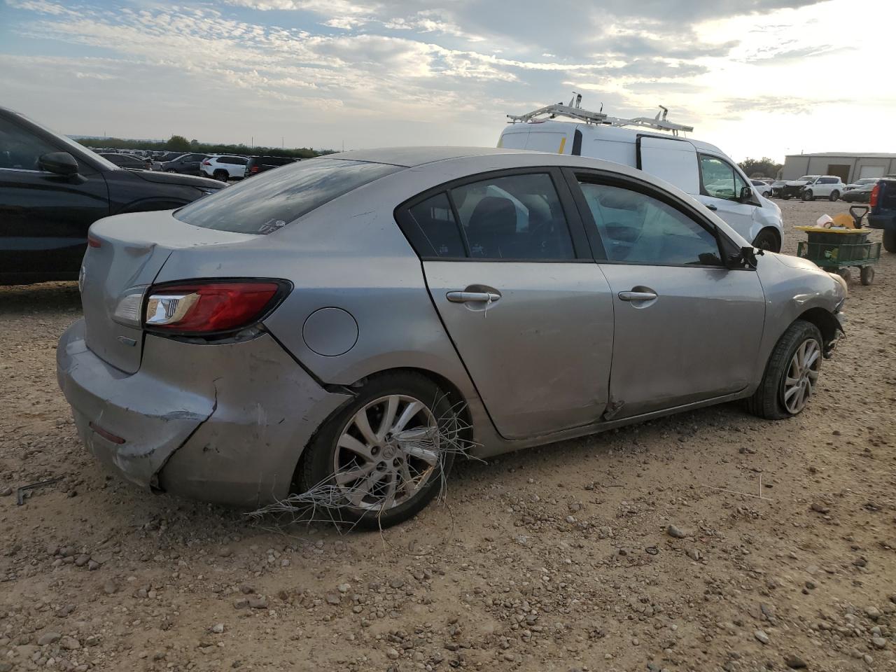 2012 Mazda 3 VIN JM1BL1V79C1532020 Copart auction photo, front end / side damage thumbnail 3