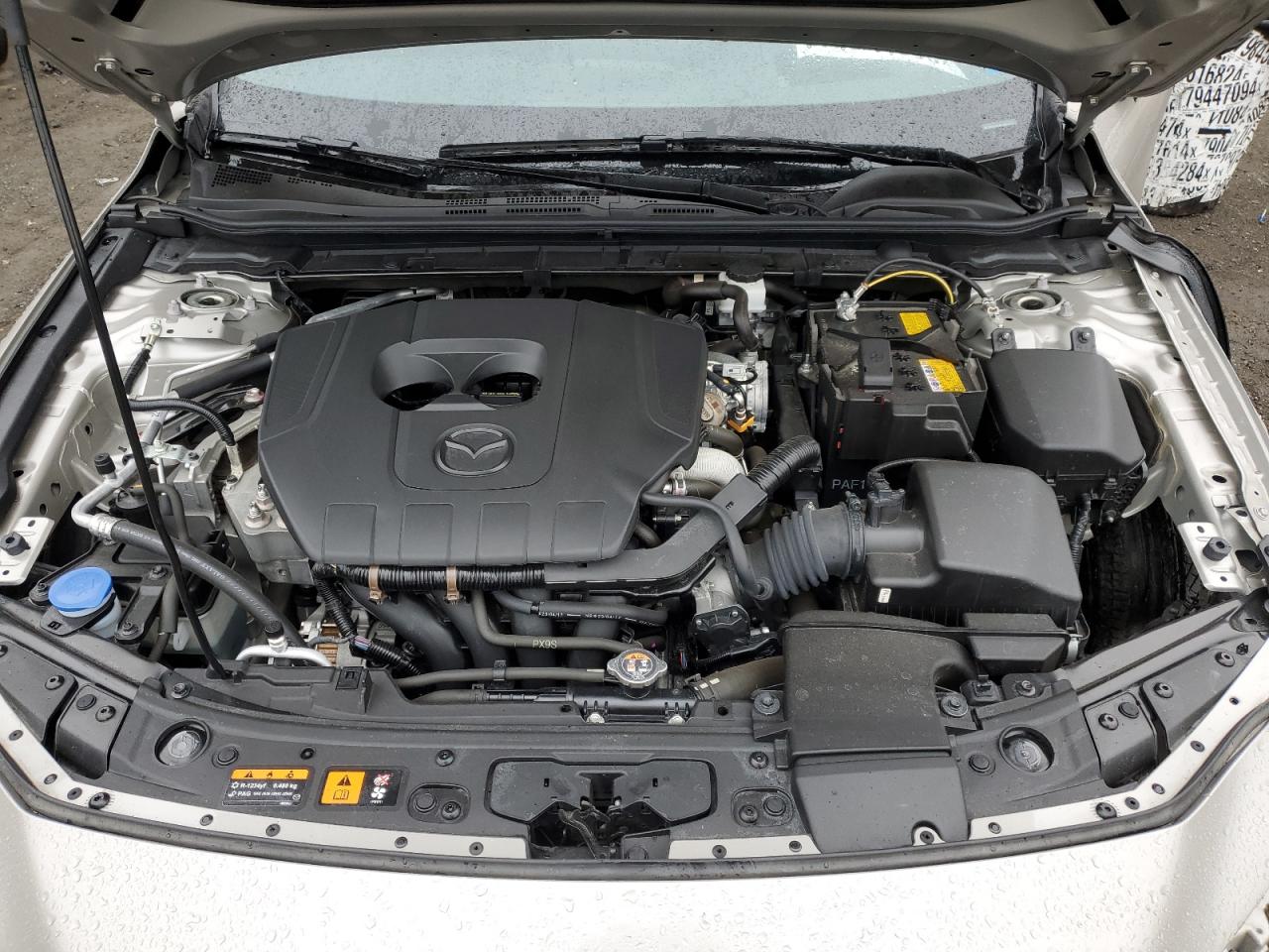 2024 Mazda 3 VIN JM1BPAMM4R1654370 Copart auction photo, front end / side damage thumbnail 11