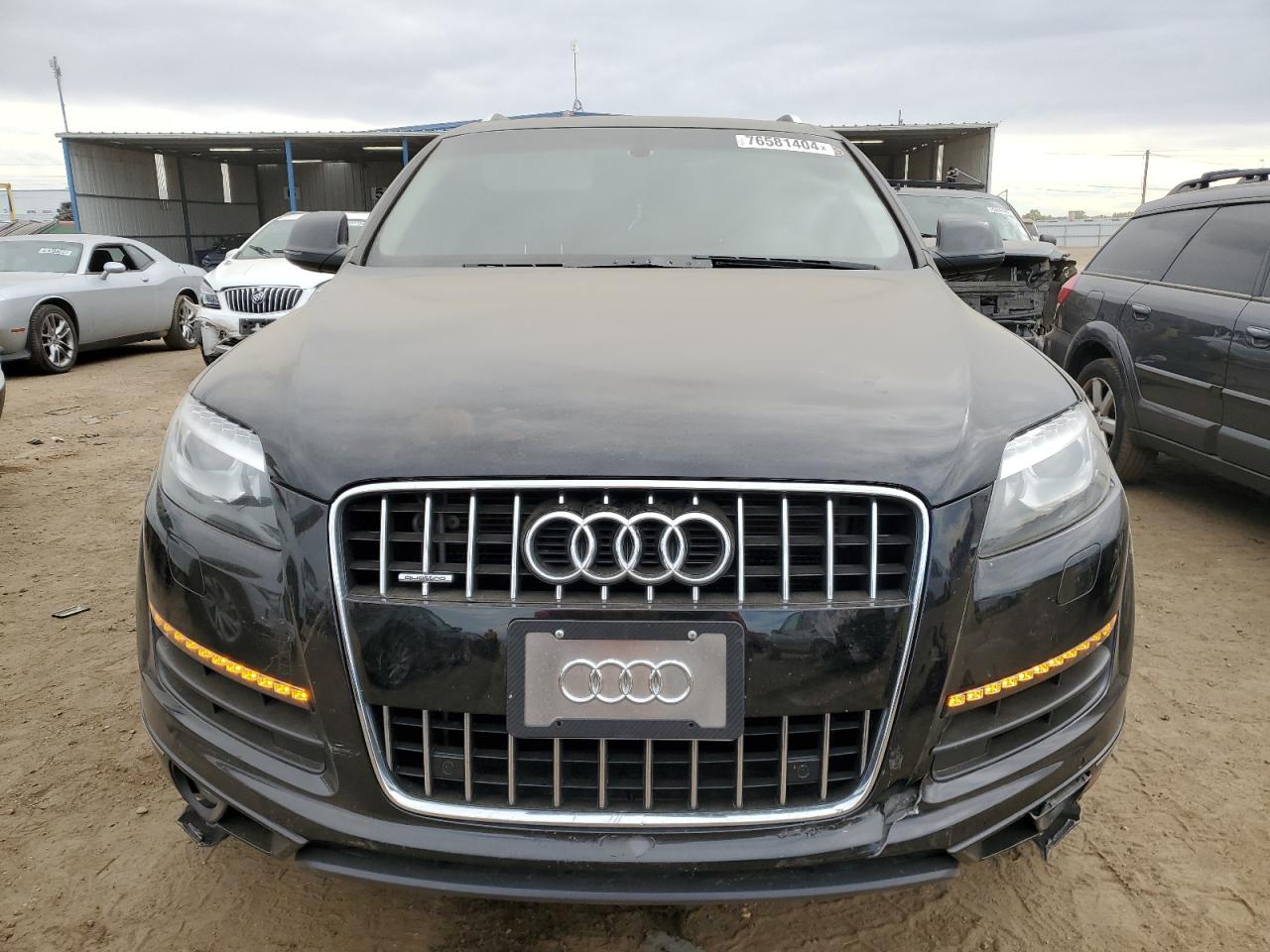2014 Audi Q7 VIN WA1LGAFEXED001104 Copart auction photo, front end damage thumbnail 5