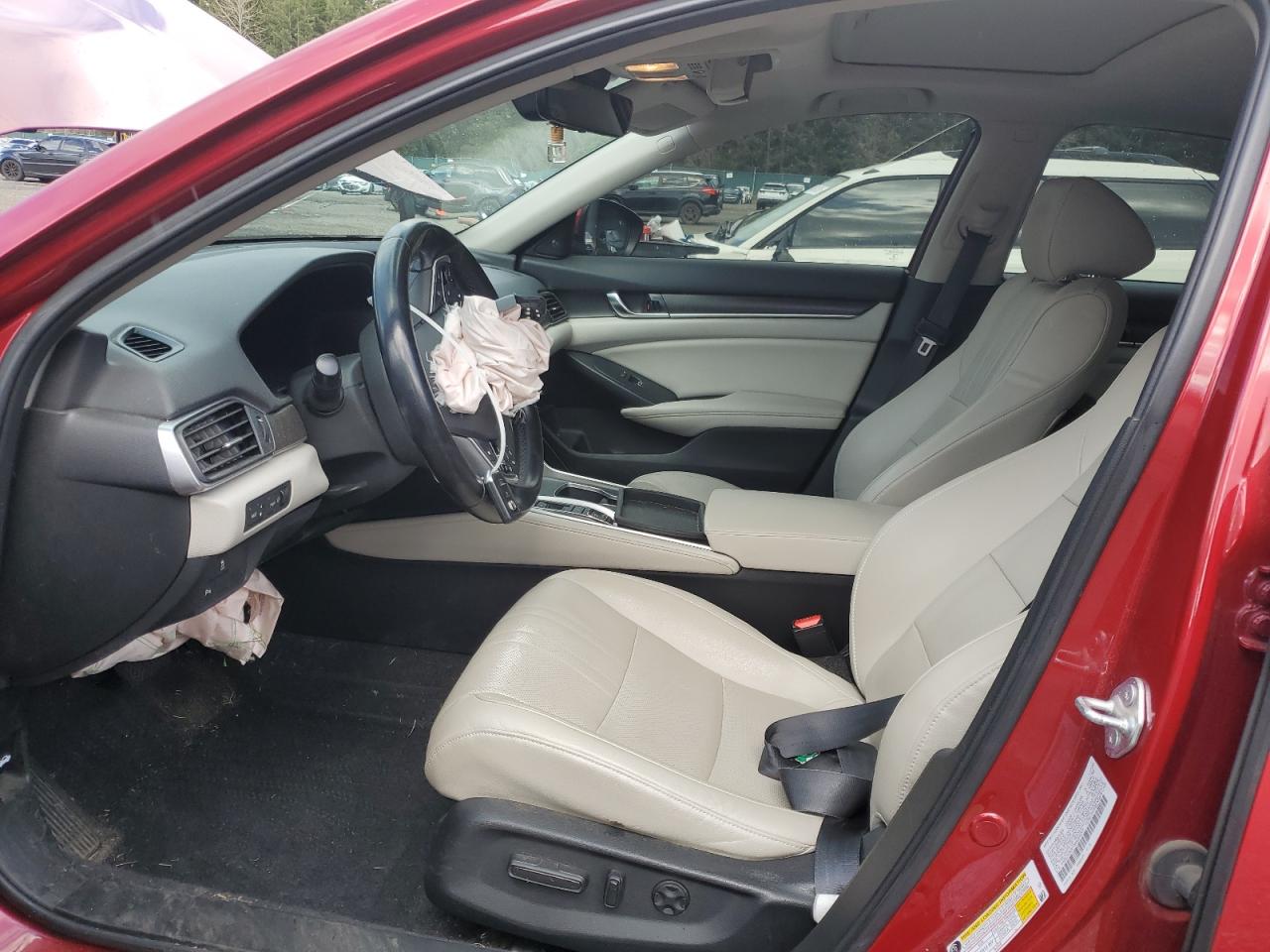 2021 Honda Accord VIN 1HGCV3F9XMA003267 Copart auction photo, front end damage thumbnail 7