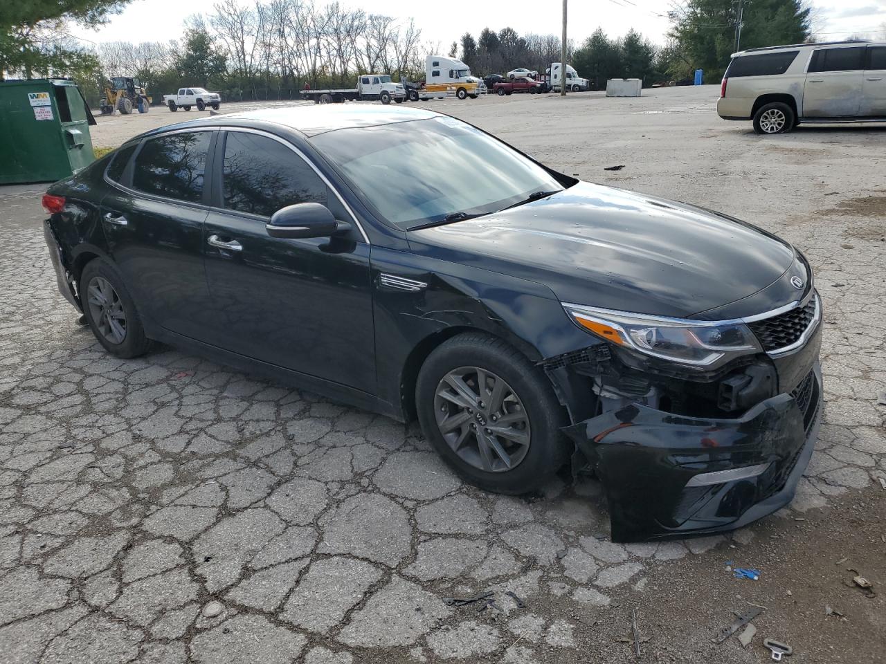 2019 KIA Optima VIN 5XXGT4L3XKG344987 Copart auction photo, rear end / front end damage thumbnail 4