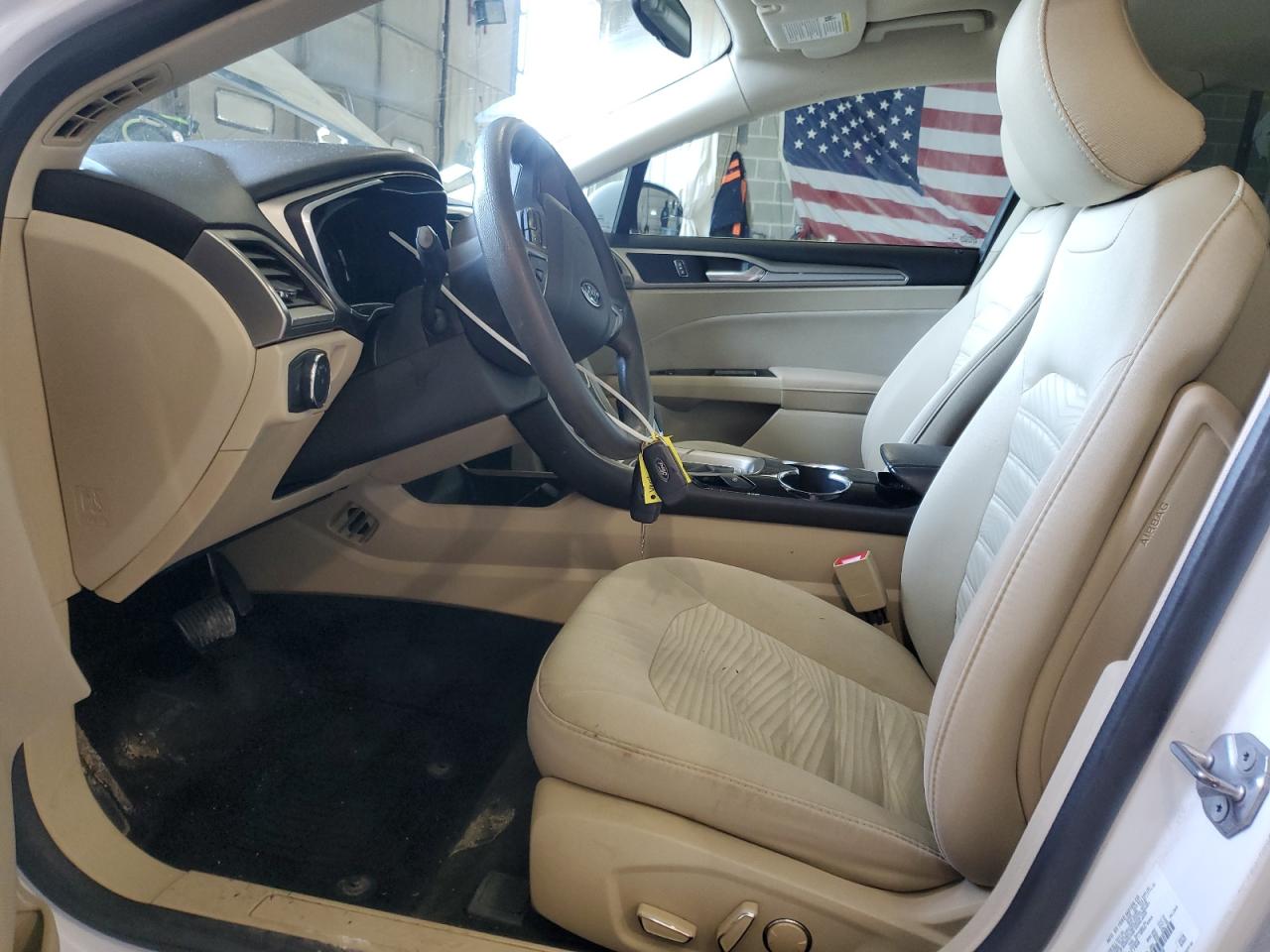 2016 Ford Fusion VIN 1FA6P0H7XG5111309 Copart auction photo, front end / side damage thumbnail 7