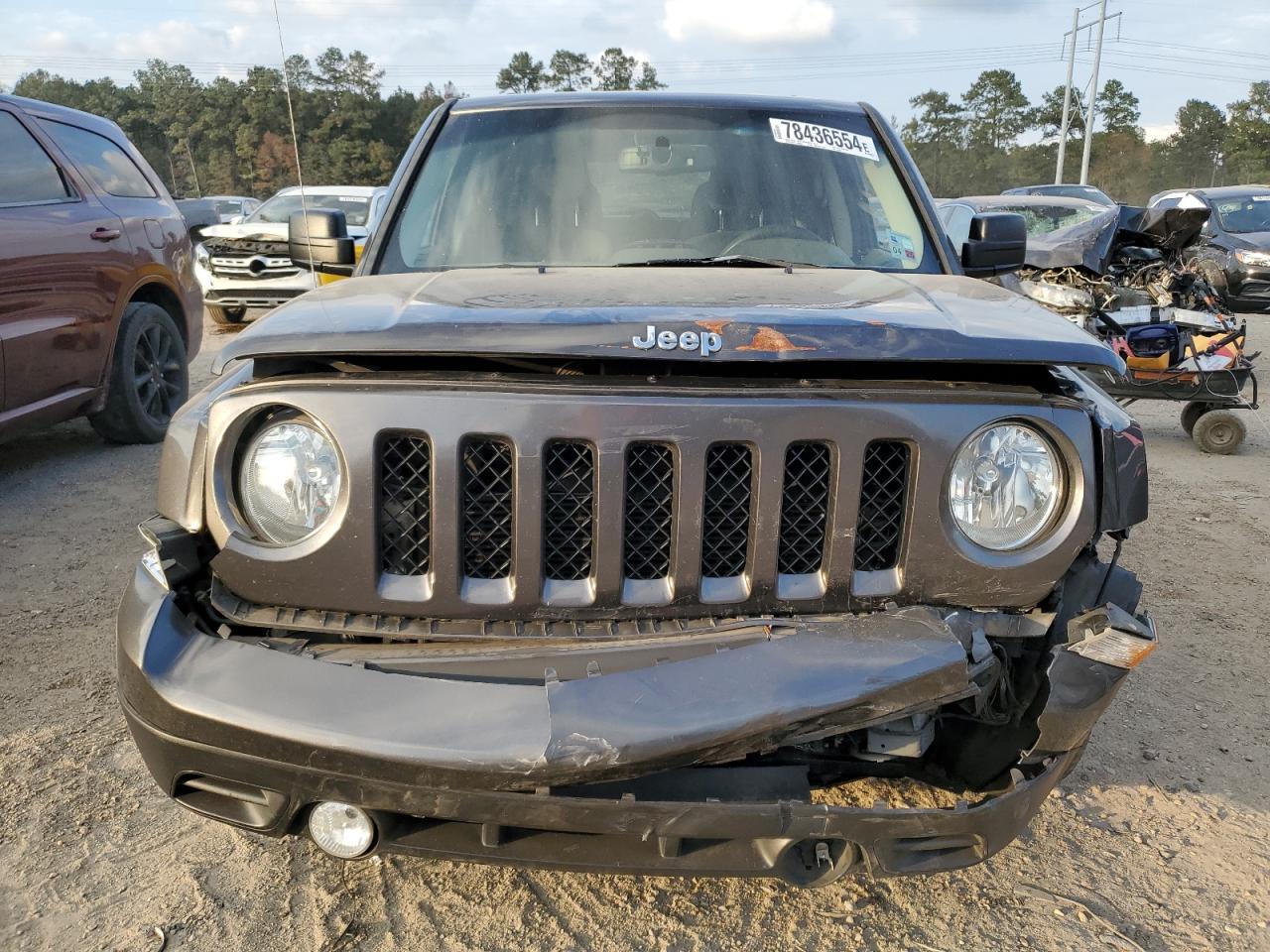 2017 Jeep Liberty (Patriot) VIN 1C4NJPBA8HD115368 Copart auction photo, front end damage thumbnail 5