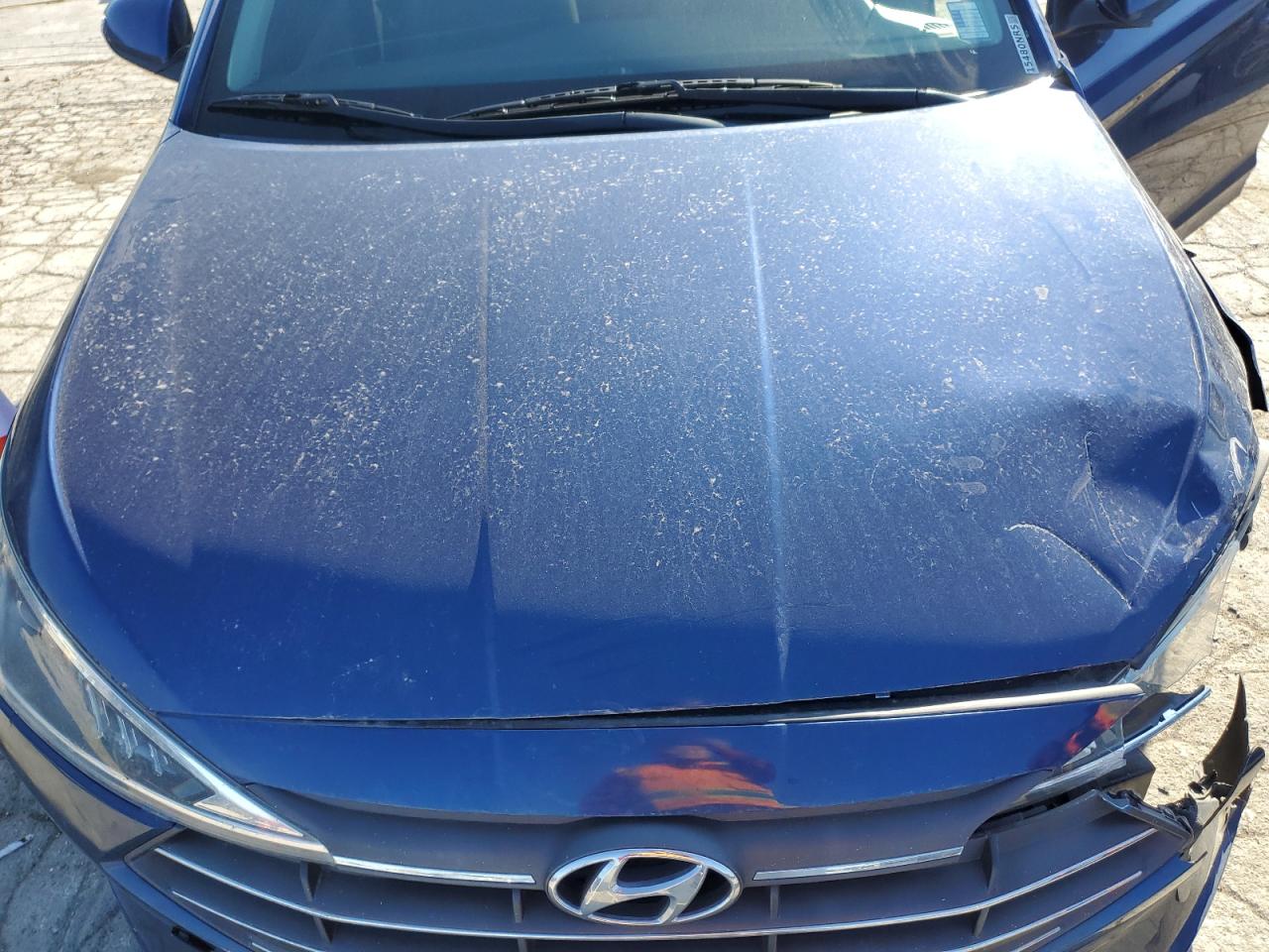 2020 Hyundai Elantra VIN 5NPD84LF8LH514493 Copart auction photo, front end / side damage thumbnail 13