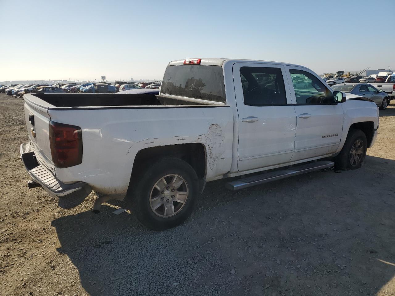 2016 Chevrolet Silverado VIN 3GCPCREC8GG329631 Copart auction photo, front end / rear end damage thumbnail 3