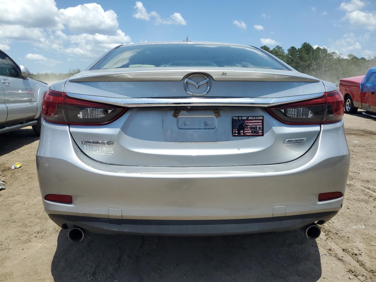 2016 Mazda 6 VIN JM1GJ1W55G1486135 Copart auction photo, front end damage thumbnail 6