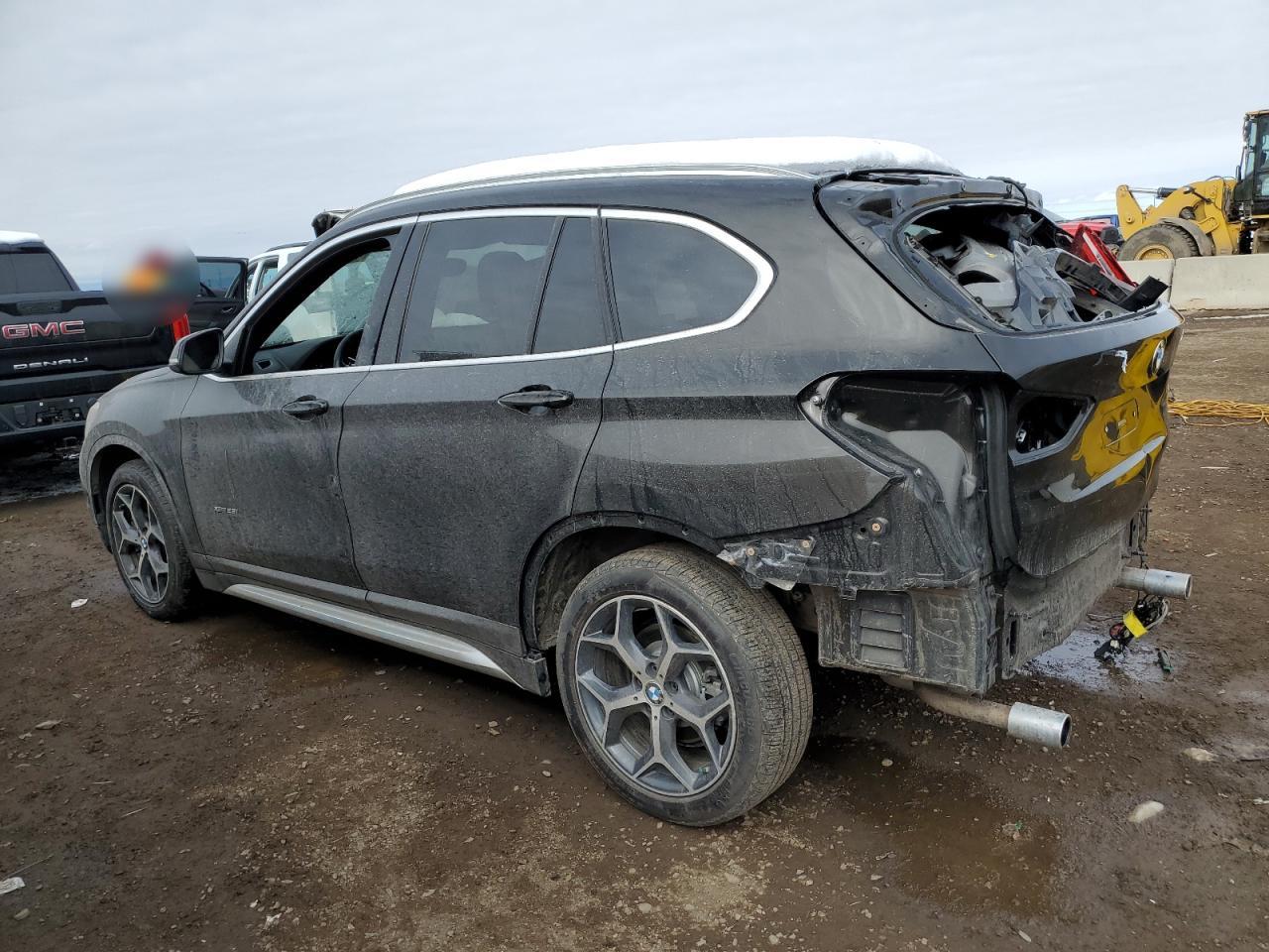 2017 BMW X1 VIN WBXHT3C37H5F87237 Copart auction photo, rear end damage thumbnail 2
