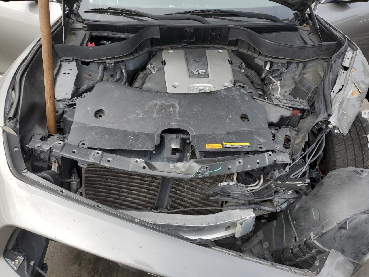 2011 Infiniti FX VIN JN8AS1MWXBM730730 Copart auction photo, front end damage thumbnail 12