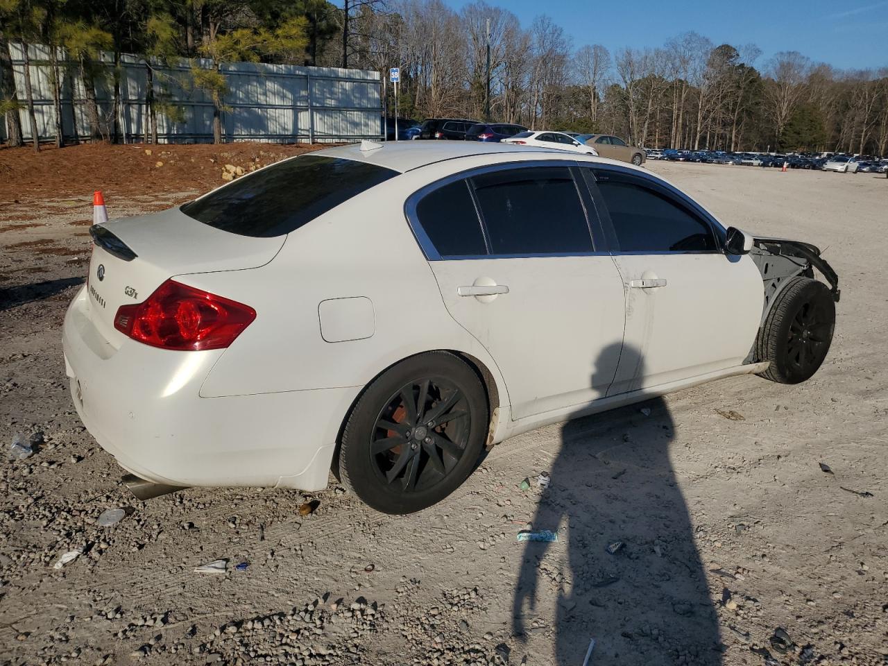 2013 Infiniti G VIN JN1CV6AR8DM757065 Copart auction photo, front end damage thumbnail 3