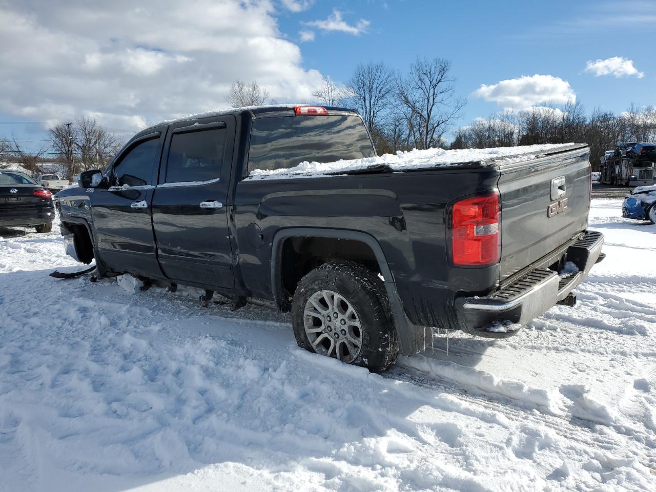2014 GMC Sierra VIN 3GTU2UECXEG199826 Copart auction photo, front end / undercarriage damage thumbnail 2