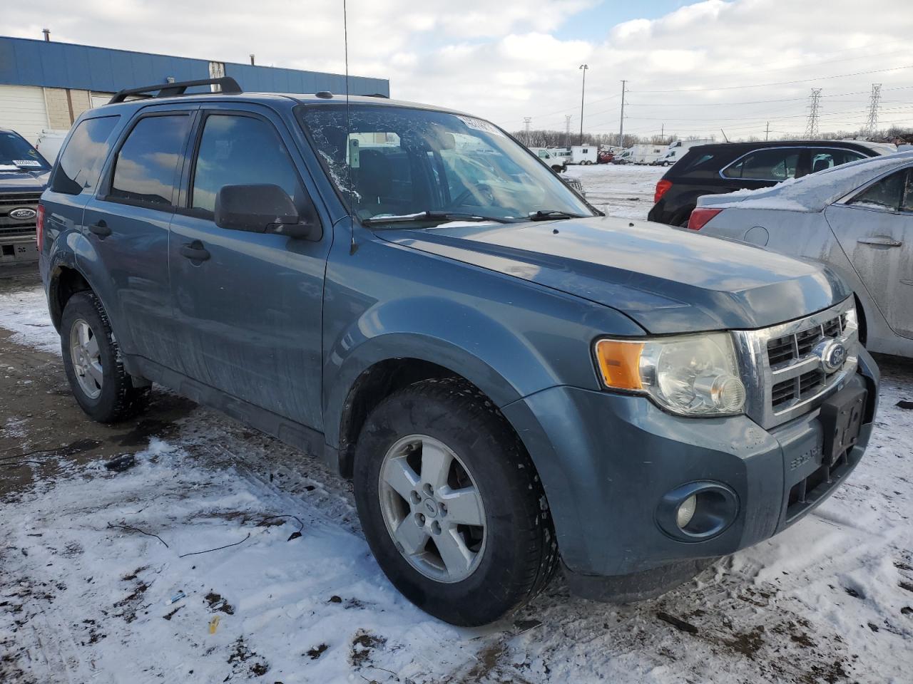 2011 Ford Escape VIN 1FMCU0D72BKB64457 Copart auction photo, side / front end damage thumbnail 4