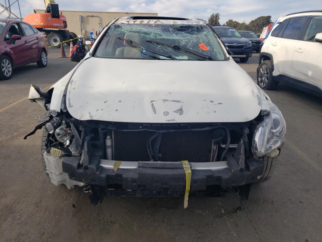 2012 Infiniti G VIN JN1CV6AP6CM624740 Copart auction photo, all over / vandalism damage thumbnail 5