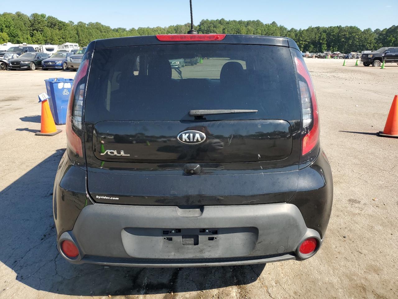 2015 KIA Soul VIN KNDJN2A24F7206438 Copart auction photo, side / vandalism damage thumbnail 6