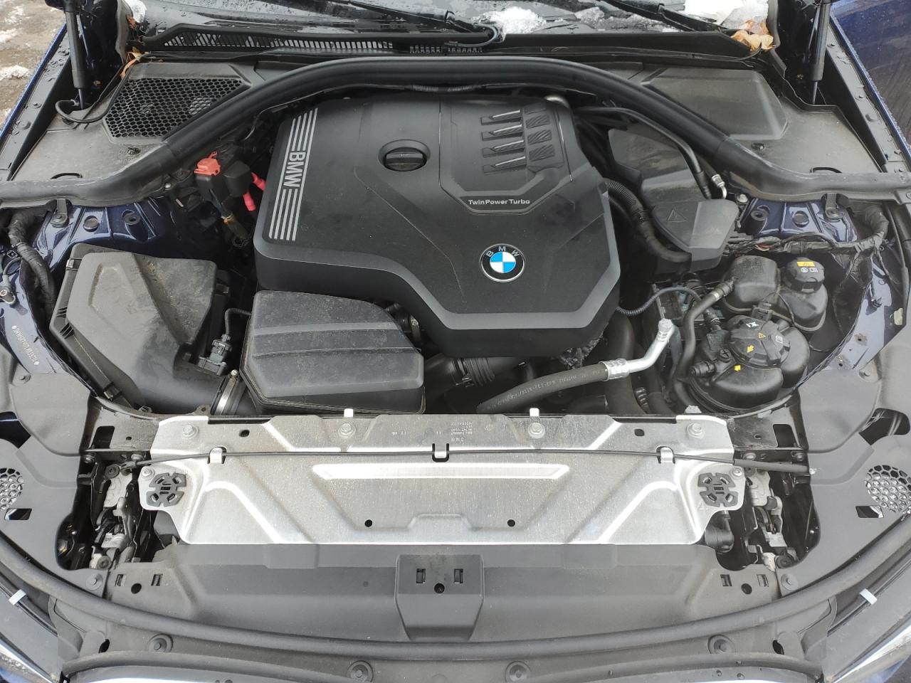 2020 BMW 3er VIN 3MW5R7J07L8B39214 Copart auction photo, front end damage thumbnail 11