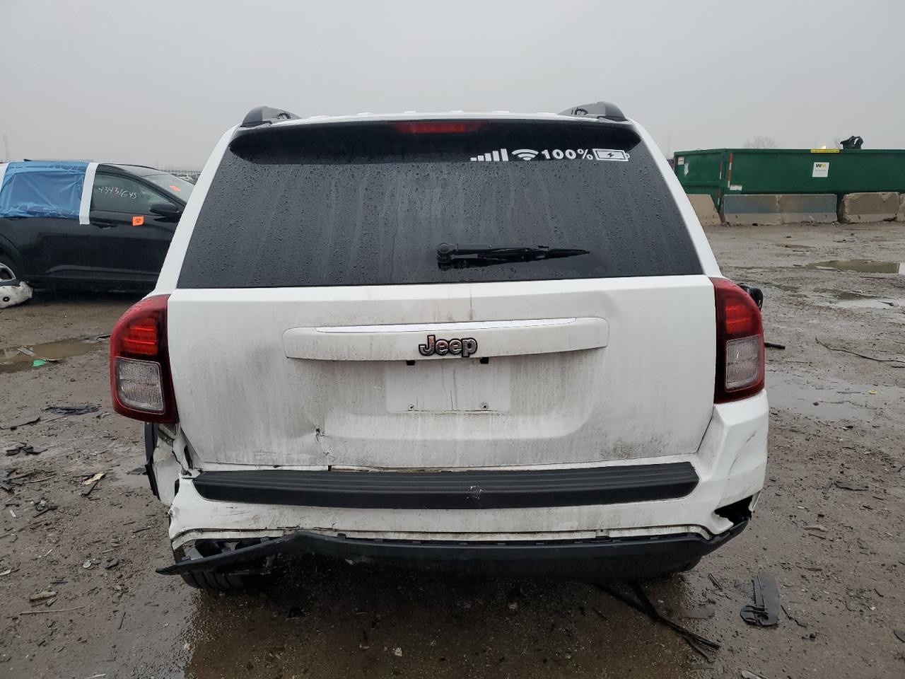 2014 Jeep Compass VIN 1C4NJCBA2ED882721 Copart auction photo, rear end damage thumbnail 6