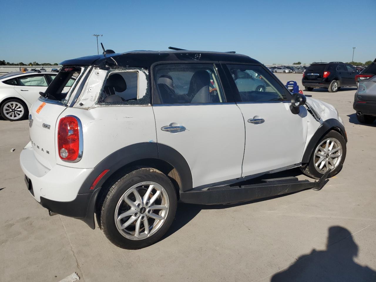 2015 MINI Cooper VIN WMWZB3C59FWR46112 Copart auction photo, all over damage thumbnail 3