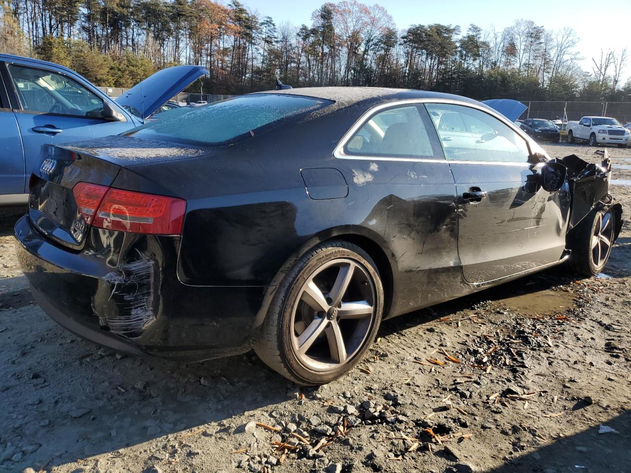 2010 Audi A5 VIN WAU3FAFR4AA079544 Copart auction photo, front end / side damage thumbnail 3