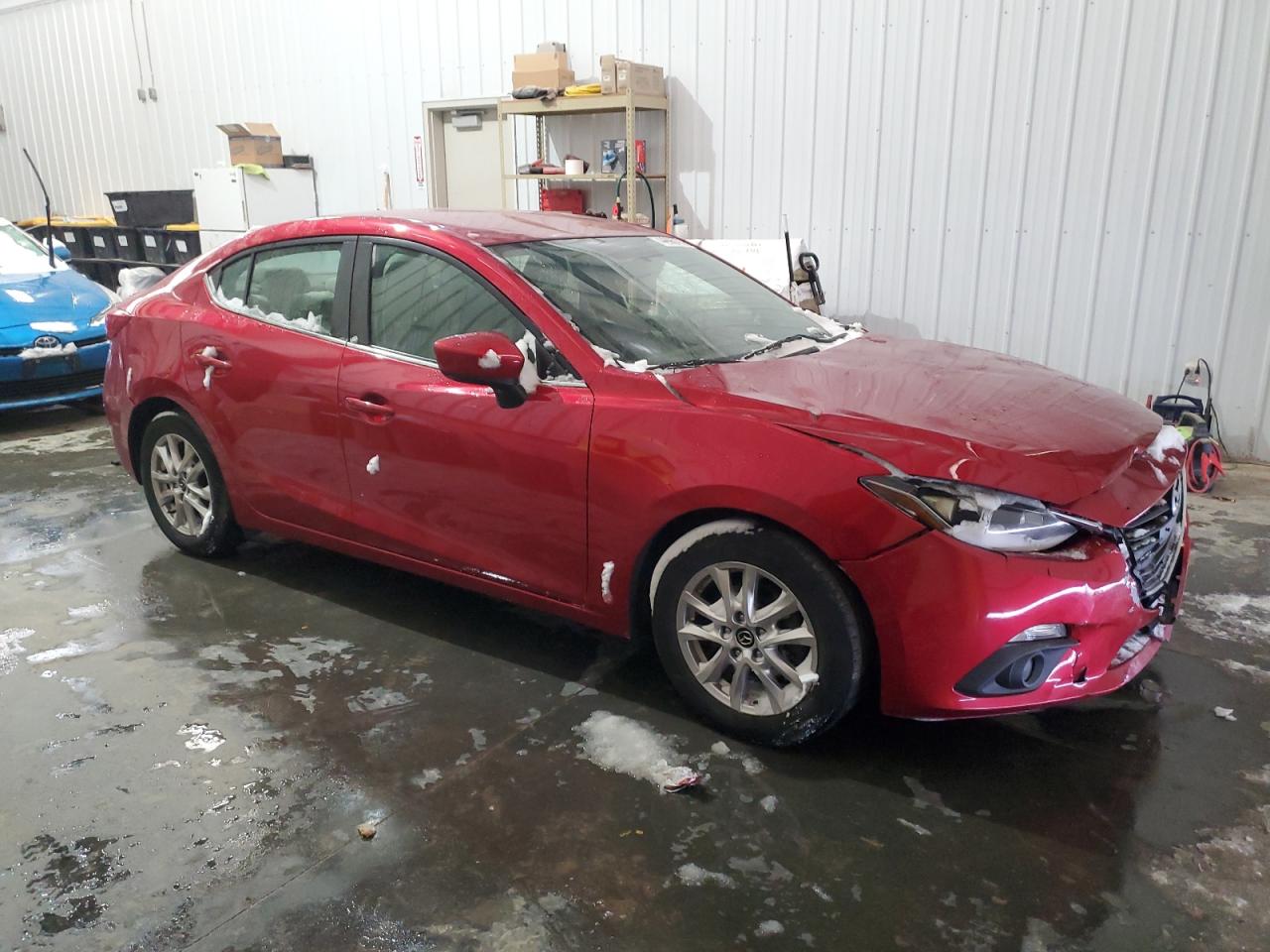 2015 Mazda 3 VIN 3MZBM1V77FM145712 Copart auction photo, front end damage thumbnail 4