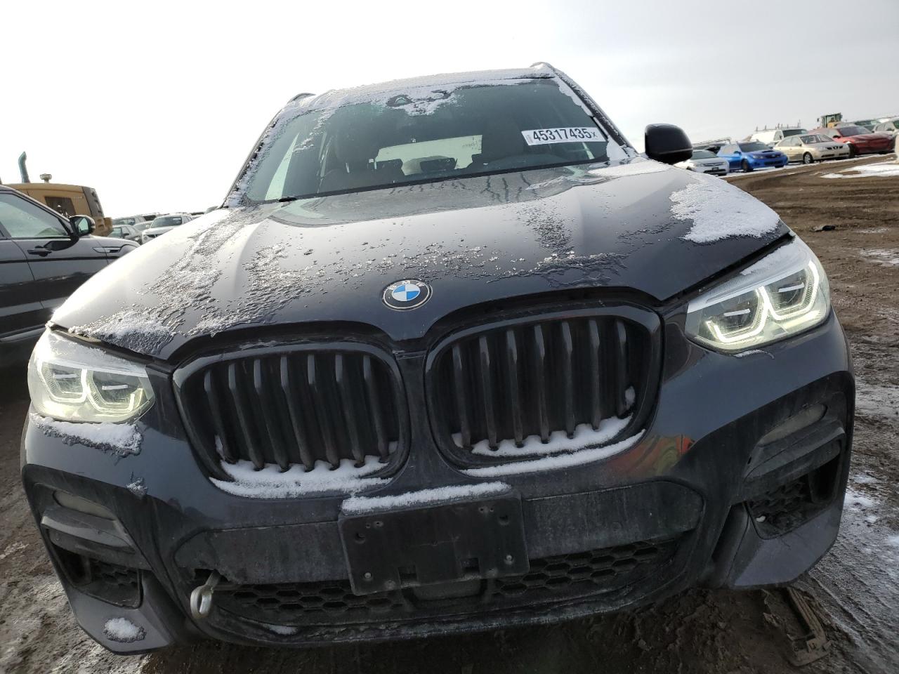 2021 BMW X3 VIN 5UXTY9C01M9D96500 Copart auction photo, side / rear end damage thumbnail 5