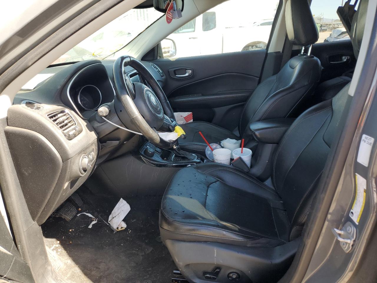 2020 Jeep Compass VIN 3C4NJDCB3LT167127 Copart auction photo, front end / mechanical damage thumbnail 7