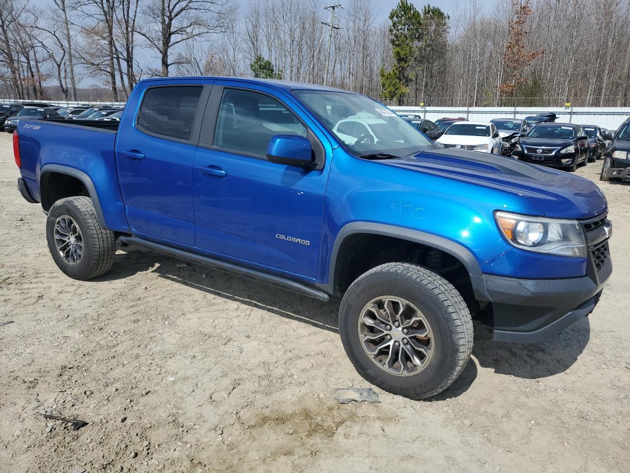 2019 Chevrolet Colorado VIN 1GCGTEEN7K1135593 Copart auction photo, rear end / side damage thumbnail 4