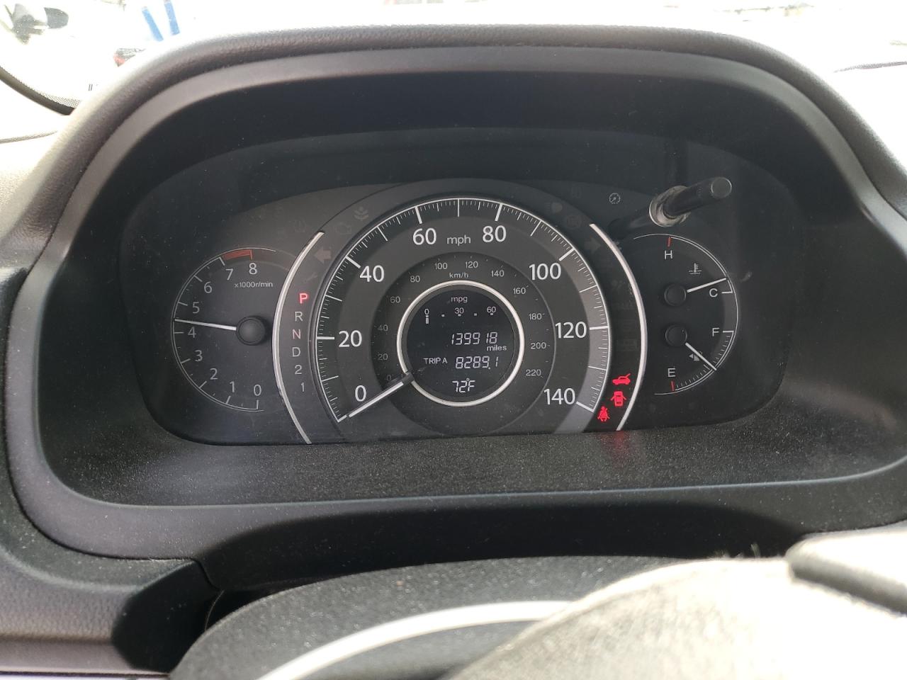 2014 Honda CR-V VIN 2HKRM3H38EH530867 Copart auction photo, front end / rear end damage thumbnail 9