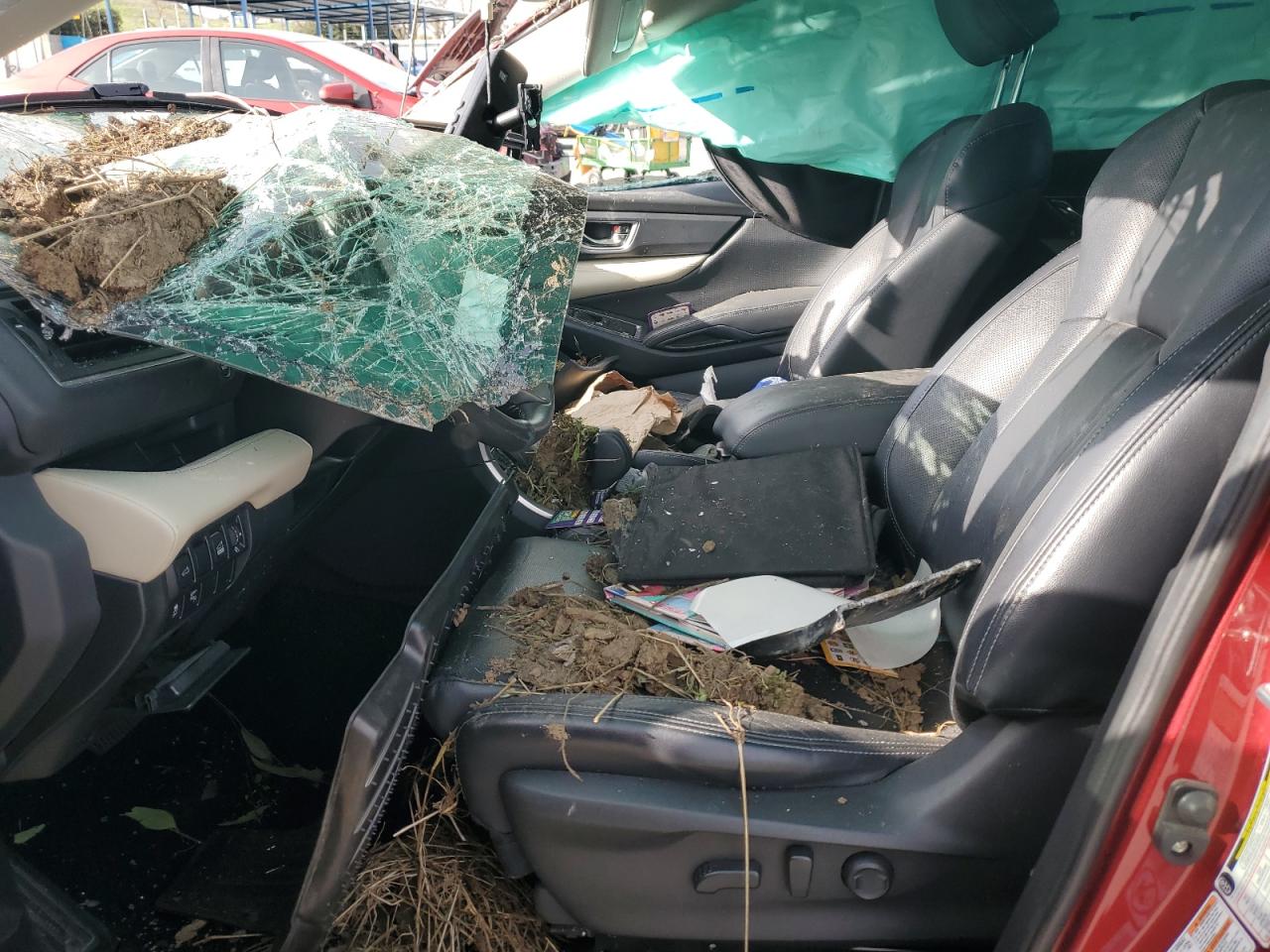 2019 Subaru Ascent VIN 4S4WMALD2K3403784 Copart auction photo, rollover damage thumbnail 7