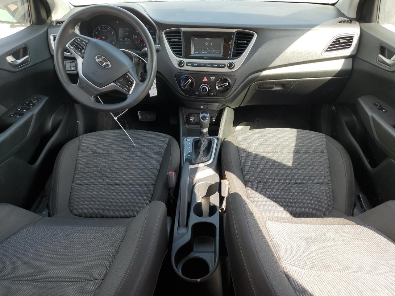 2020 Hyundai Accent VIN 3KPC24A64LE105119 Copart auction photo, front end damage thumbnail 8
