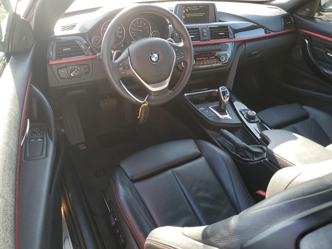 2015 BMW 4er VIN WBA3N3C54FK233896 Copart auction photo, front end damage thumbnail 8