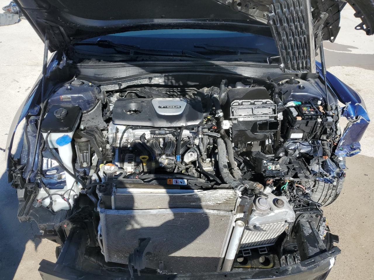 2016 KIA Optima VIN 5XXGT4L11GG006089 Copart auction photo, front end / rear end damage thumbnail 11