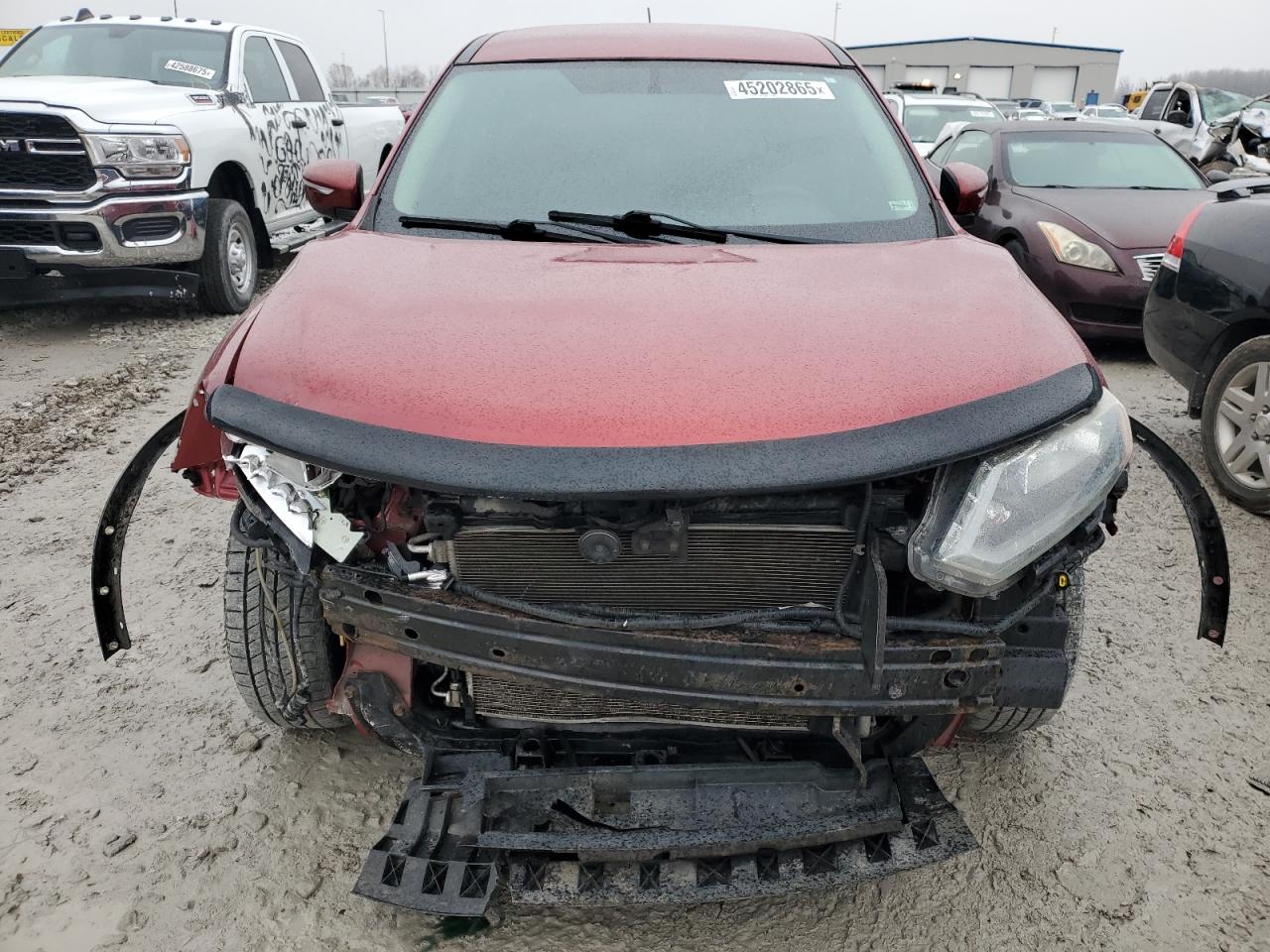 2015 Nissan Rogue VIN KNMAT2MV3FP510727 Copart auction photo, front end damage thumbnail 5