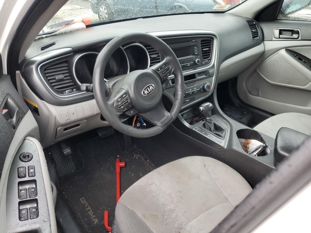 2015 KIA Optima VIN KNAGM4A73F5628746 Copart auction photo, vandalism damage thumbnail 8
