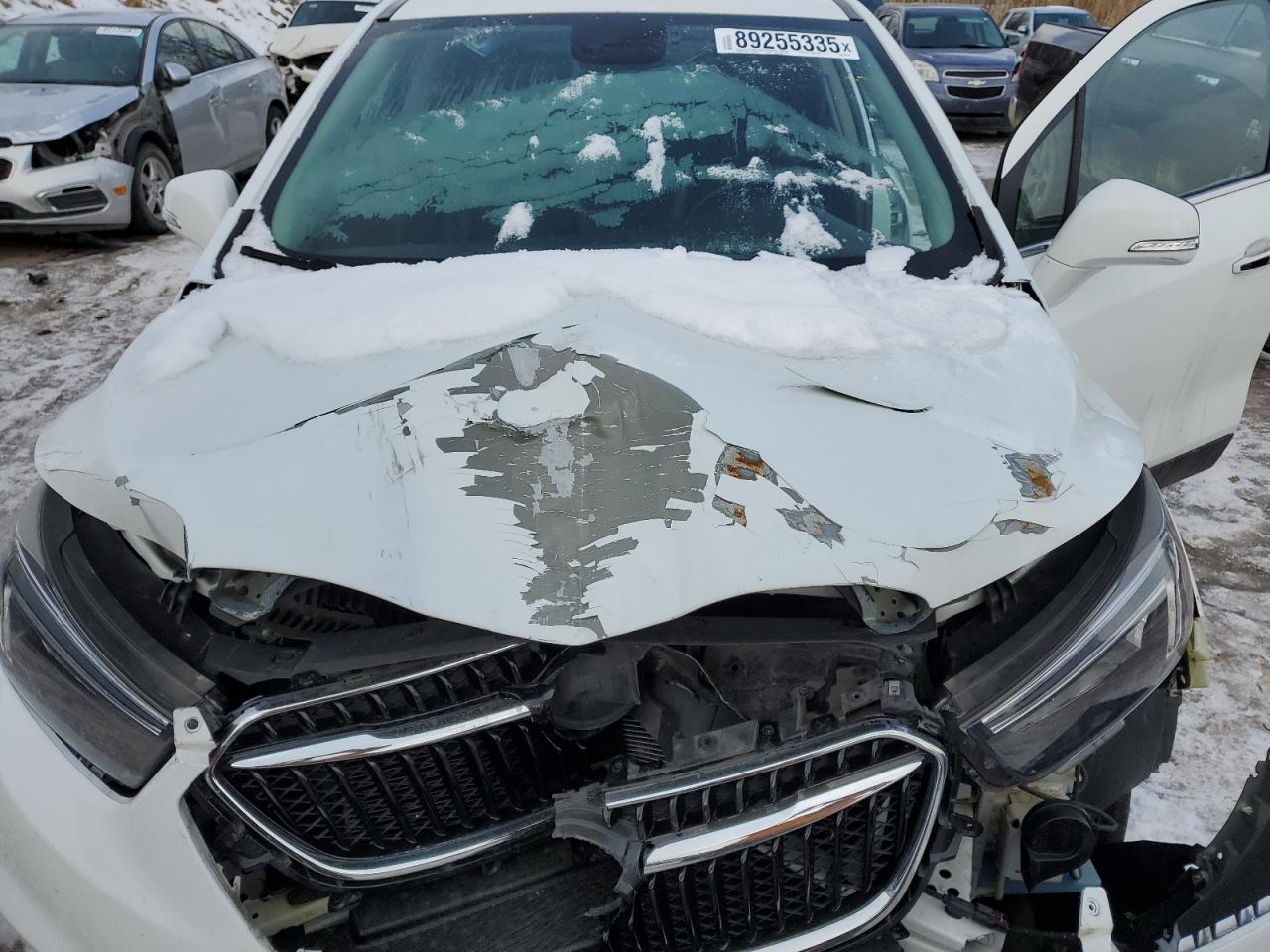 2018 Buick Encore VIN KL4CJASBXJB561188 Copart auction photo, front end / side damage thumbnail 12