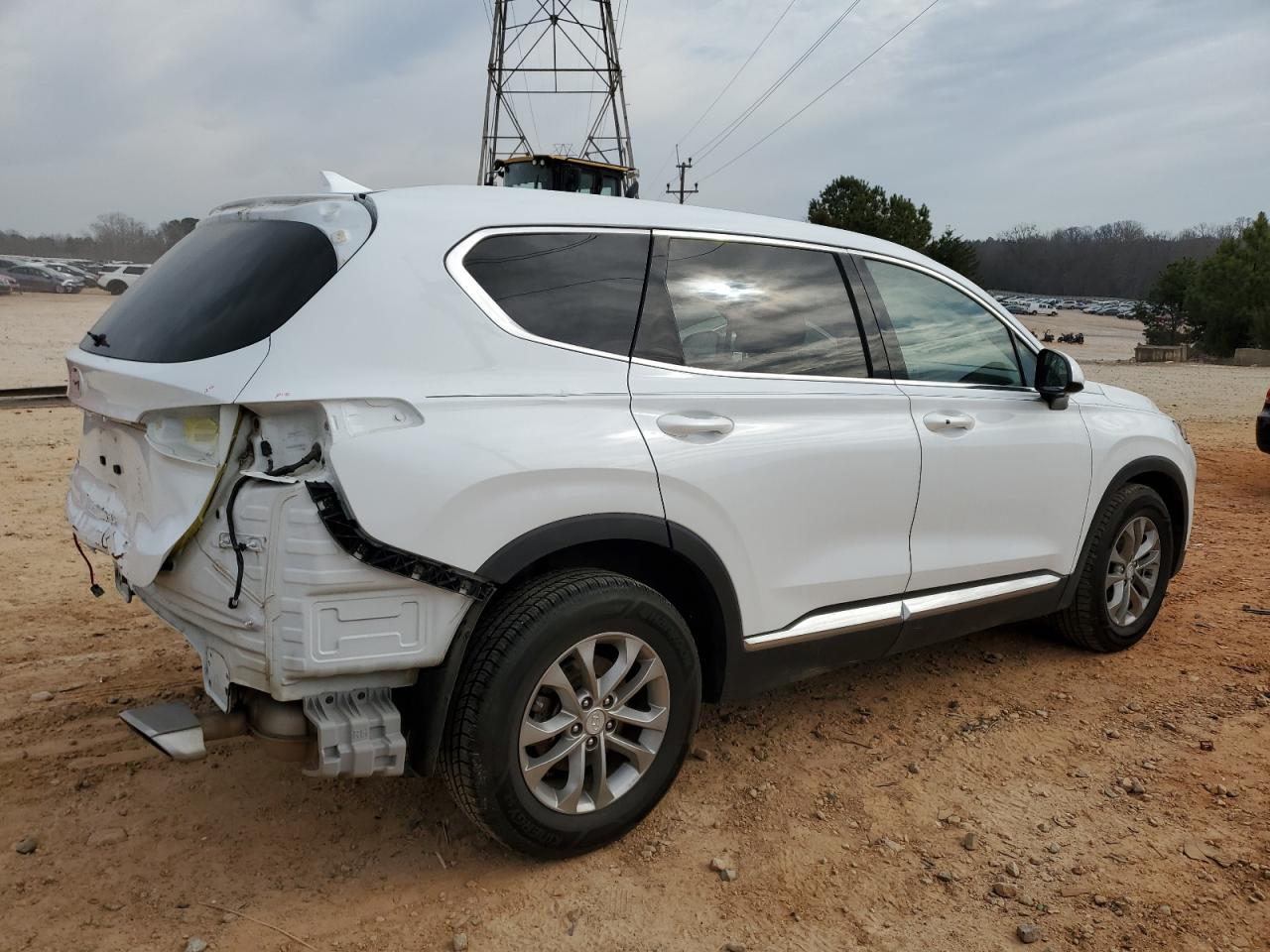 2020 Hyundai Santa Fe VIN 5NMS33AD5LH276214 Copart auction photo, rear end damage thumbnail 3