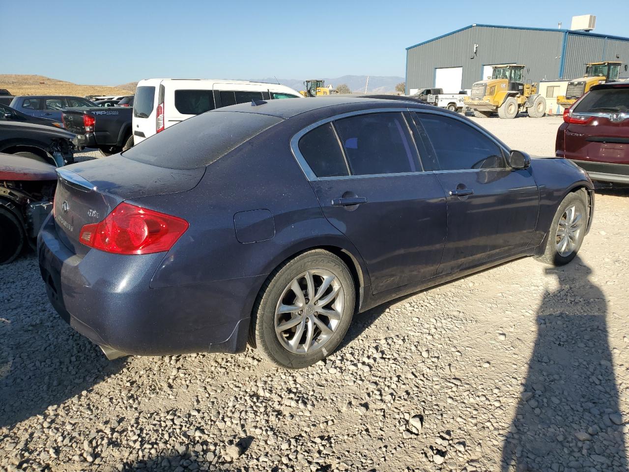 2008 Infiniti G VIN JNKBV61F68M265363 Copart auction photo, front end damage thumbnail 3