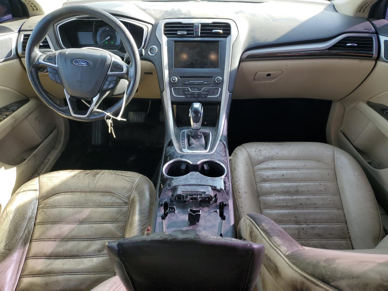 2016 Ford Fusion VIN 3FA6P0HD3GR194407 Copart auction photo, rear end / front end damage thumbnail 8