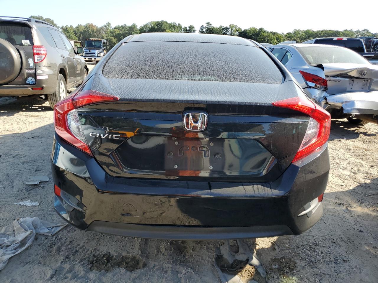 2016 Honda Civic VIN 2HGFC2F73GH506690 Copart auction photo, undercarriage / all over damage thumbnail 6