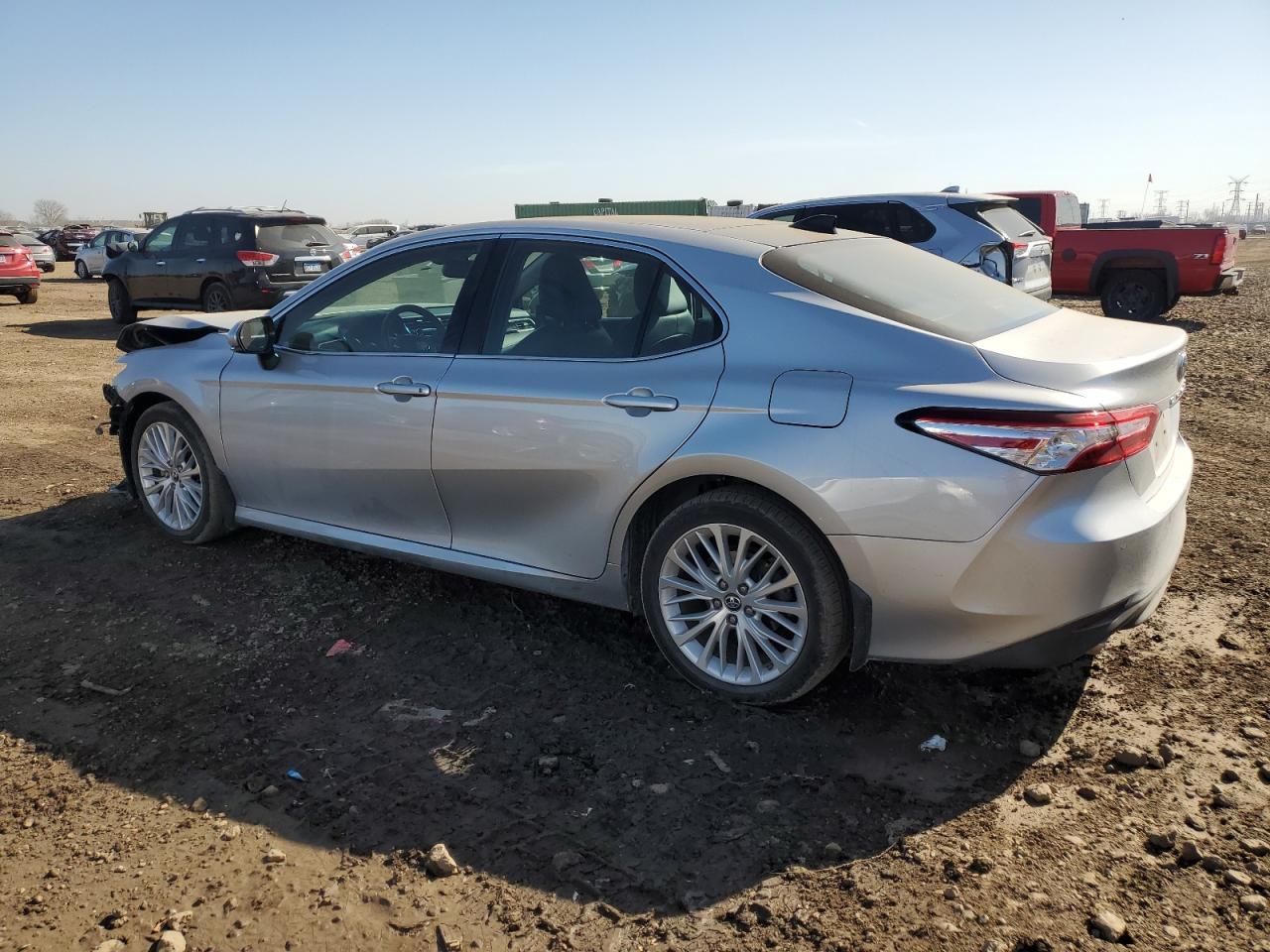 2018 Toyota Camry VIN 4T1BZ1HK3JU502033 Copart auction photo, front end damage thumbnail 2