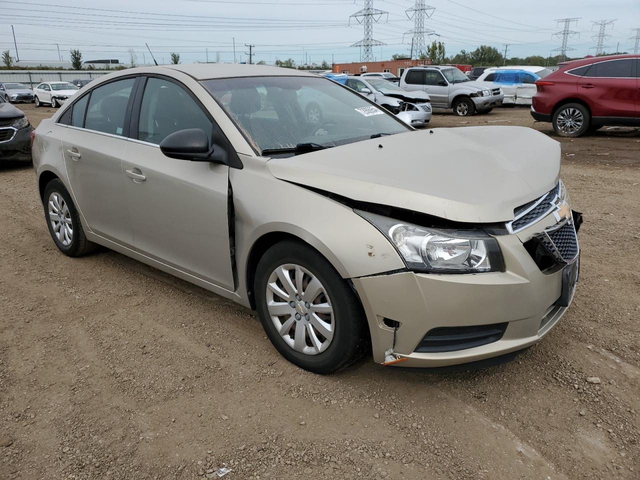 2011 Chevrolet Cruze VIN 1G1PF5S94B7127830 Copart auction photo, front end damage thumbnail 4