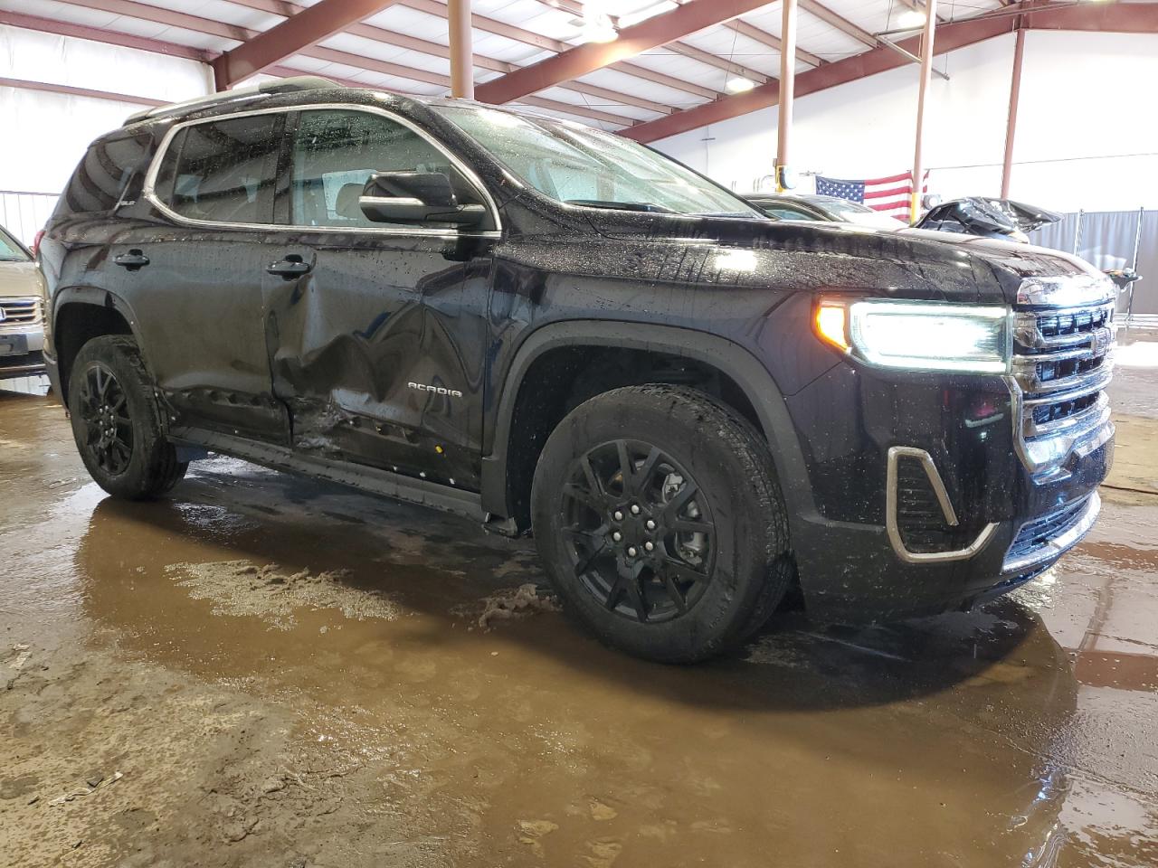 2021 GMC Acadia VIN 1GKKNKLS6MZ212815 Copart auction photo, side damage thumbnail 4