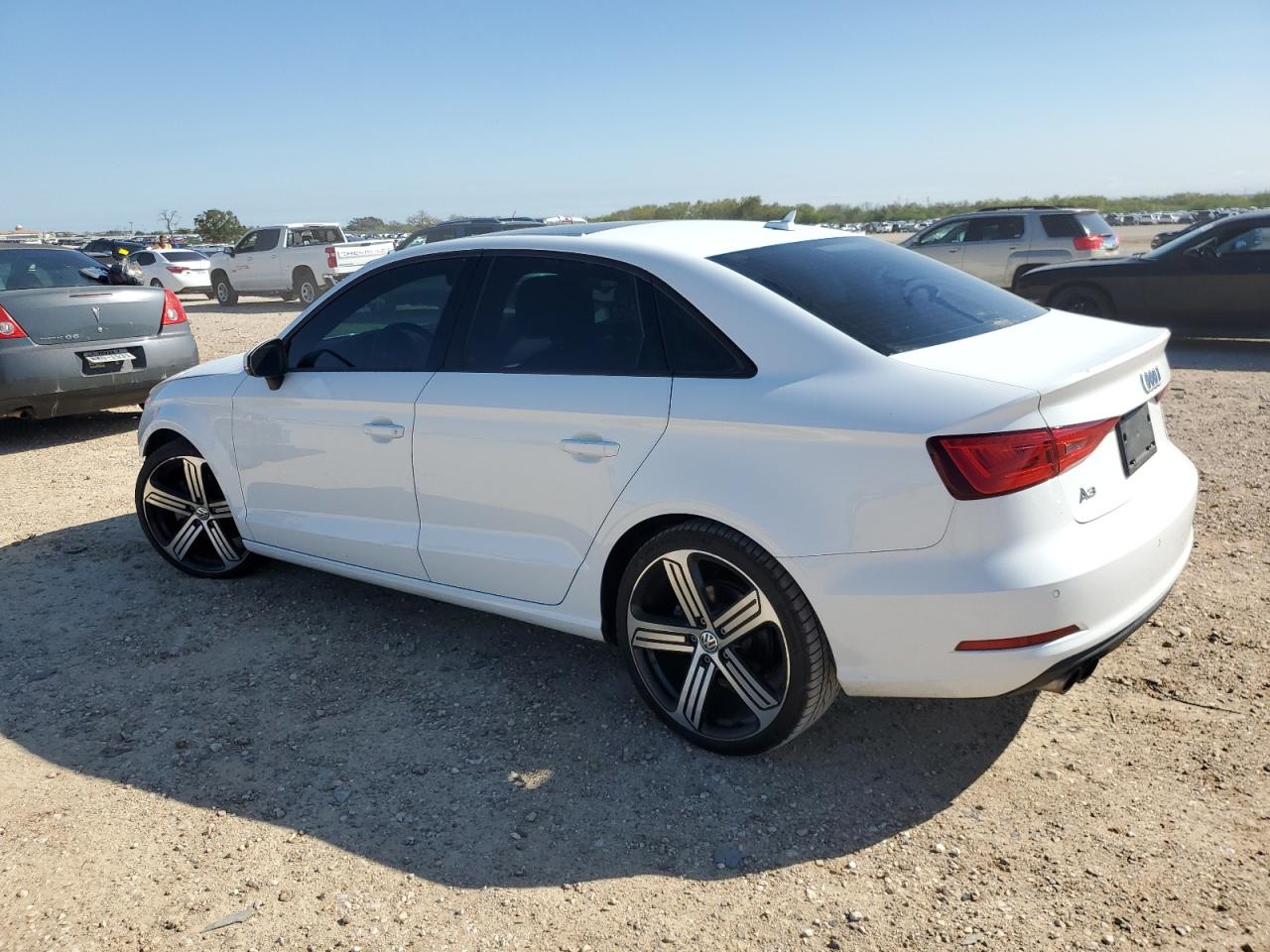 2016 Audi A3 VIN WAUA7GFF1G1052078 Copart auction photo, front end / side damage thumbnail 2