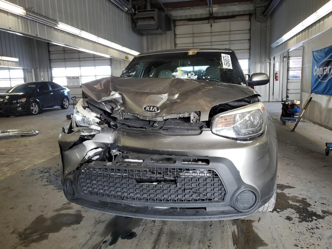2016 KIA Soul VIN KNDJN2A27G7301321 Copart auction photo, front end damage thumbnail 5