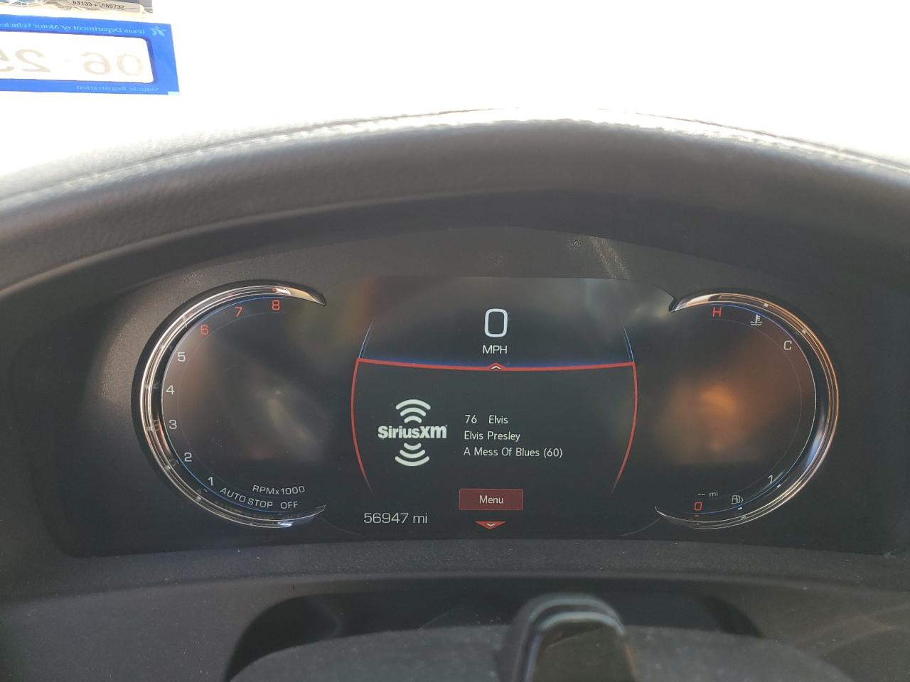 2019 Cadillac CT6 VIN 1G6KP5R63KU143922 Copart auction photo, front end / side damage thumbnail 9