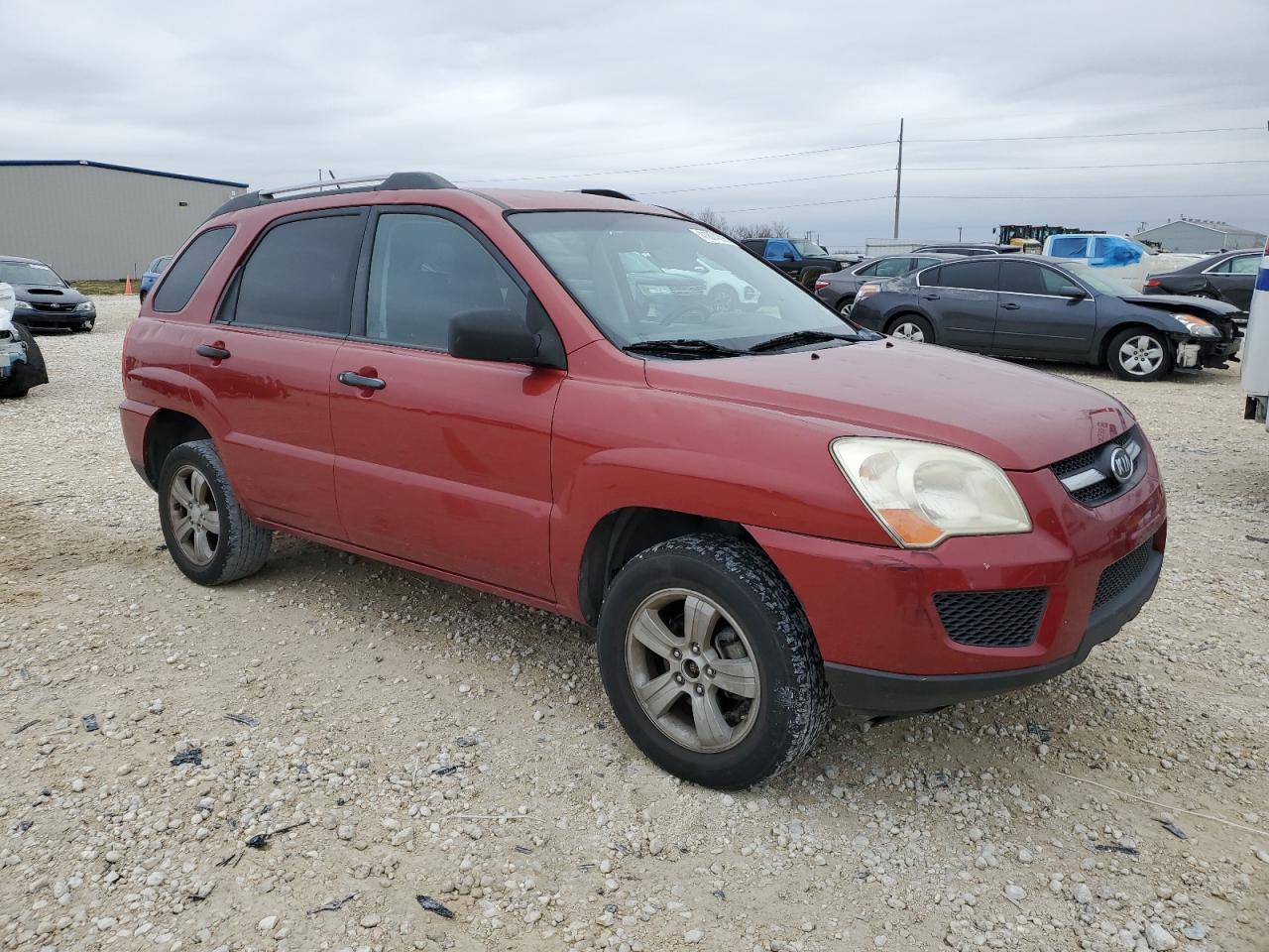 2009 KIA Sportage VIN KNDJF724997591428 Copart auction photo, all over / hail damage thumbnail 4