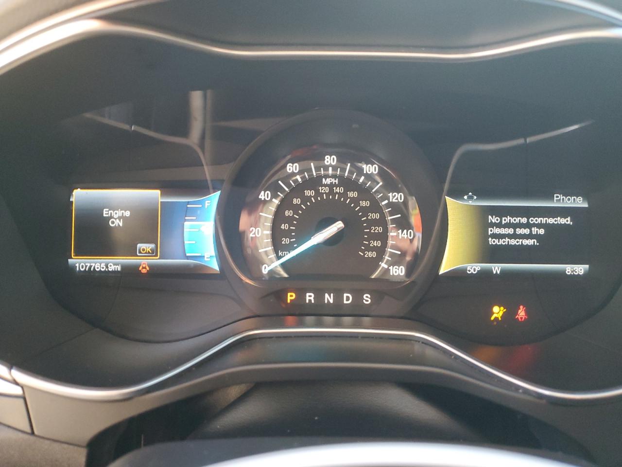 2016 Ford Fusion VIN 3FA6P0H7XGR271901 Copart auction photo, front end damage thumbnail 9
