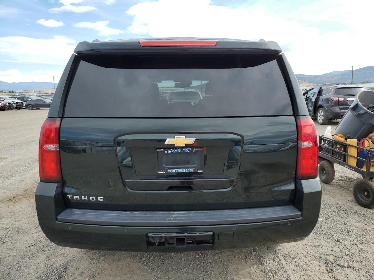 2016 Chevrolet Tahoe VIN 1GNSKBKC9GR371256 Copart auction photo, front end / side damage thumbnail 6