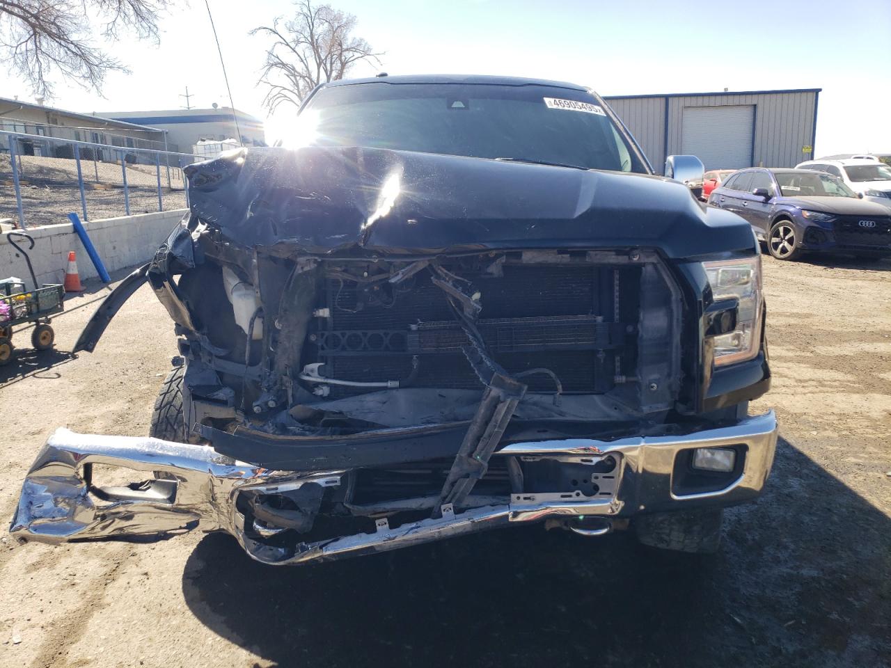 2017 Ford F-150 VIN 1FTEW1EG8HFB66615 Copart auction photo, front end damage thumbnail 5